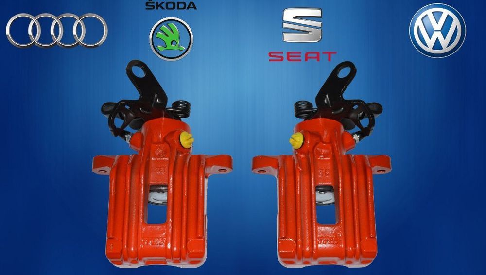 Zacisk hamulcowy Tył Tylny Audi A3 Seat Altea XL Leon II Toledo III Skoda Octavia II Yeti VW Beetle Eos Golf Plus Golf V 5 VI 6 Jetta IV Scirocco I po regeneracji 1 rok Gwarancji