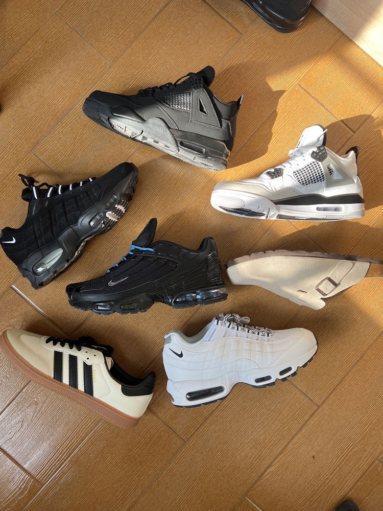 Air Max 95/97 Adidas samba Jordan 4 Birkenstock