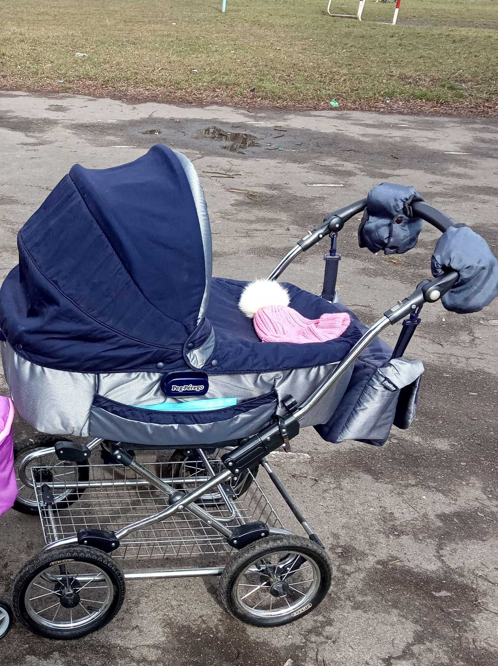 Коляска люлька для новонароджених Peg perego