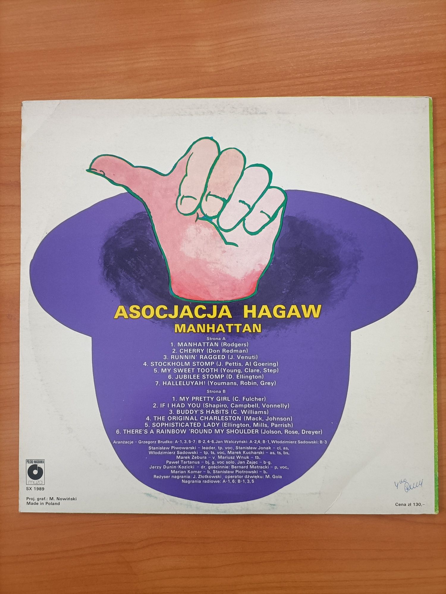 Пластинка Asocjacja Hagaw - Manhattan