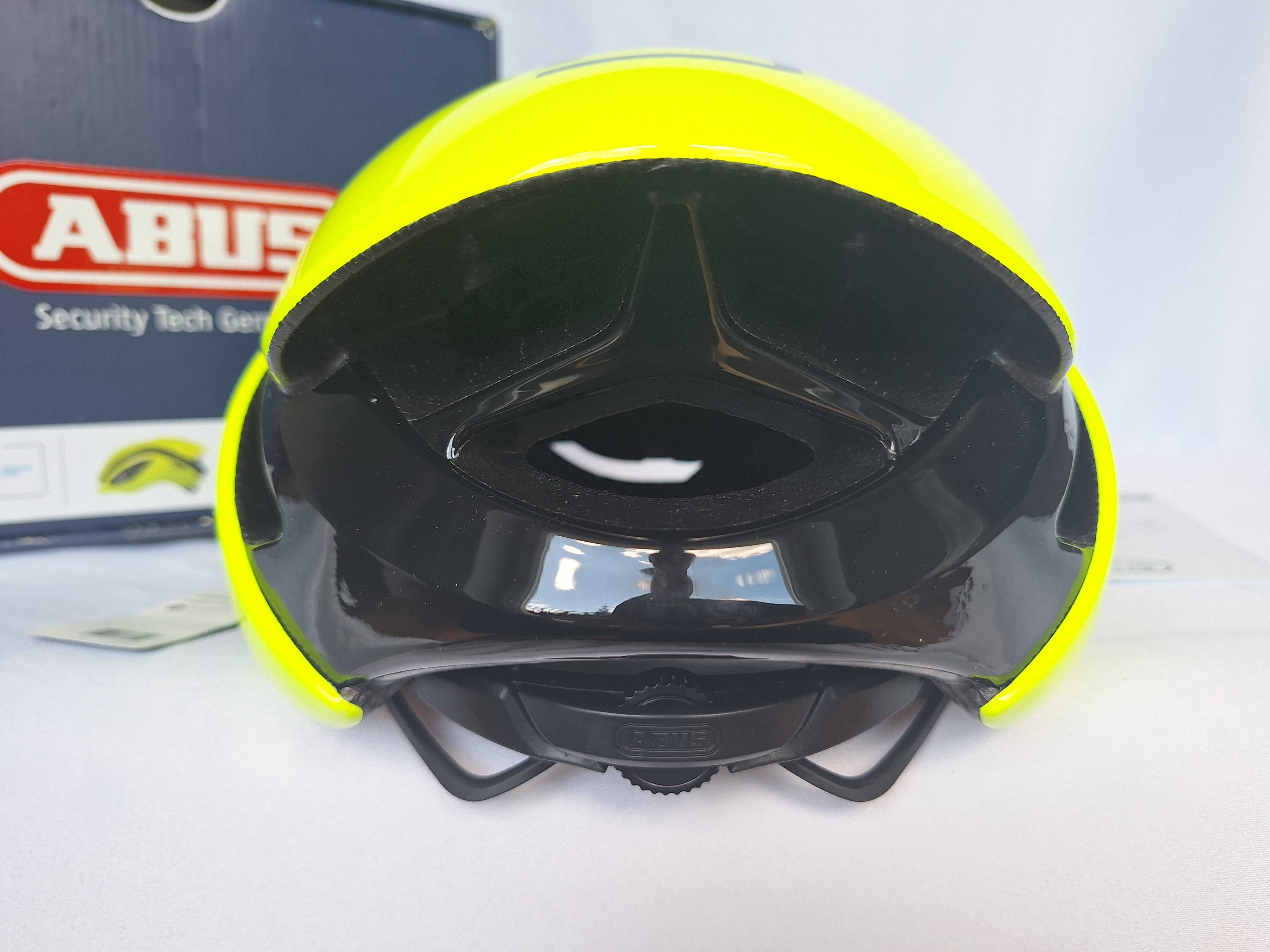 Kask rowerowy szosowy Abus GameChanger Neon Yellow L 59-62cm