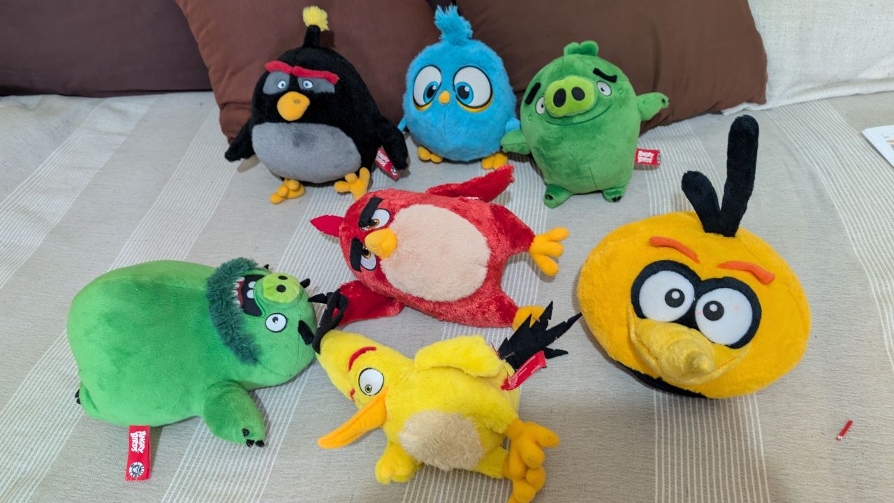 Brinquedos + bonecos angry birds (maioria puzzle)
