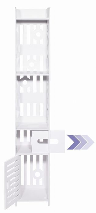 Organizer Uchwyt Na Papier Szafka łazienkowa słupek 120cm