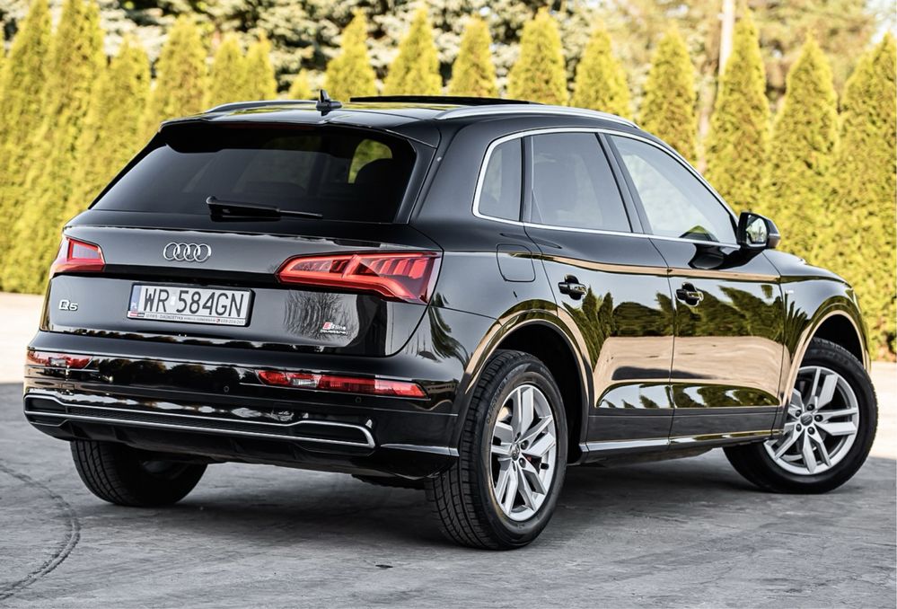 Audi Q5 Salon PL~B&O~Panoram~Masaże~Monitory~Kamera~S Line~Ambiete