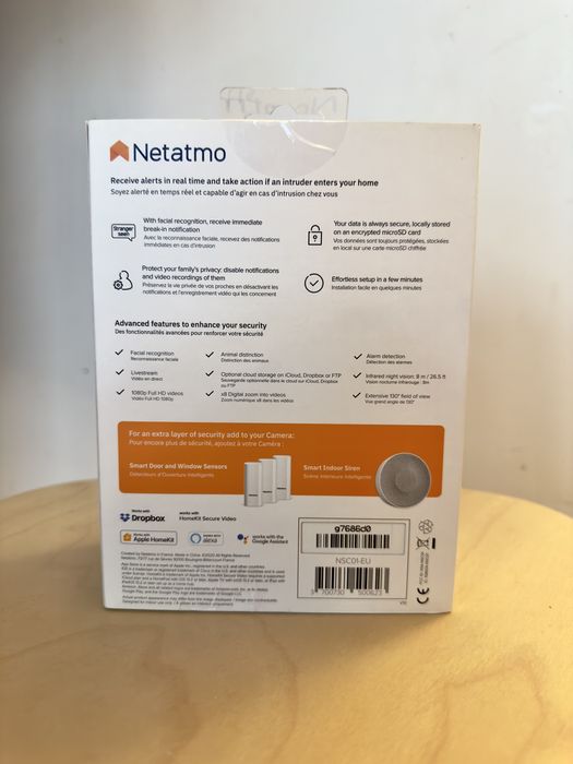 Kamera Netatmo Indoor Smart Camera - nowa, nieotwierana i nieużywana