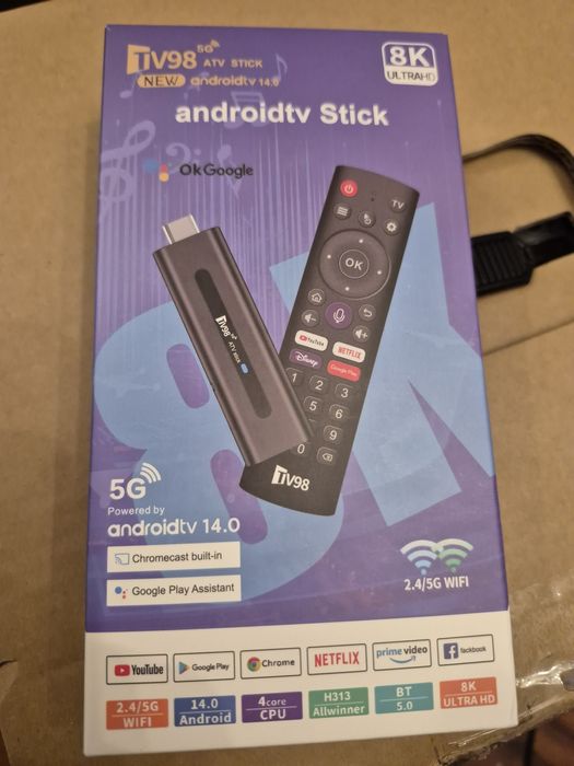 Android stick box 4K TV98 ATV STICK NEW android tv 14