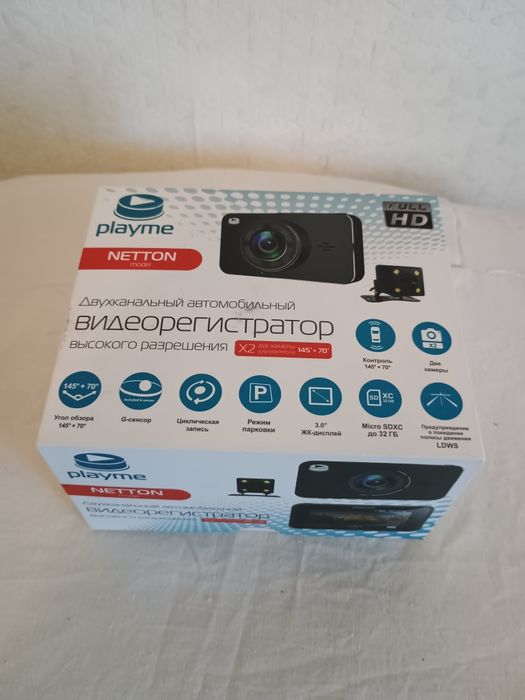 Відеореєстратор Playme Netton Full HD дві камери