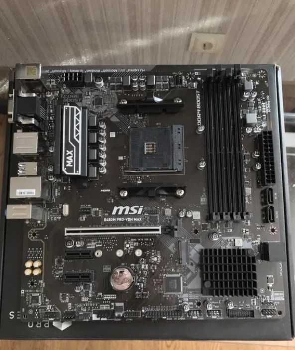 Материнская плата MSI B450M PRO-VDH MAX