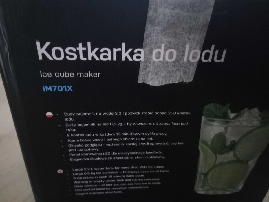 GÖTZE & JENSEN kostkarka do lodu IM701X - Nowa