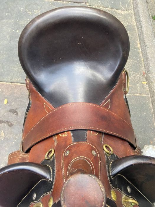 Седло австралийское вестерн для коня, лошади