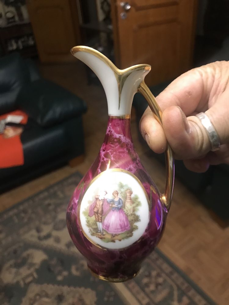 Vaso pequeno Limoges comprado em Limoges em 1983