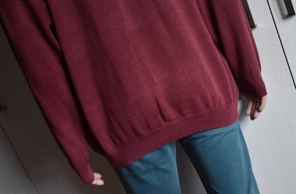 Sweter XL XXL retro vintage lata 90 kolorowy bawełniany sweterek męski