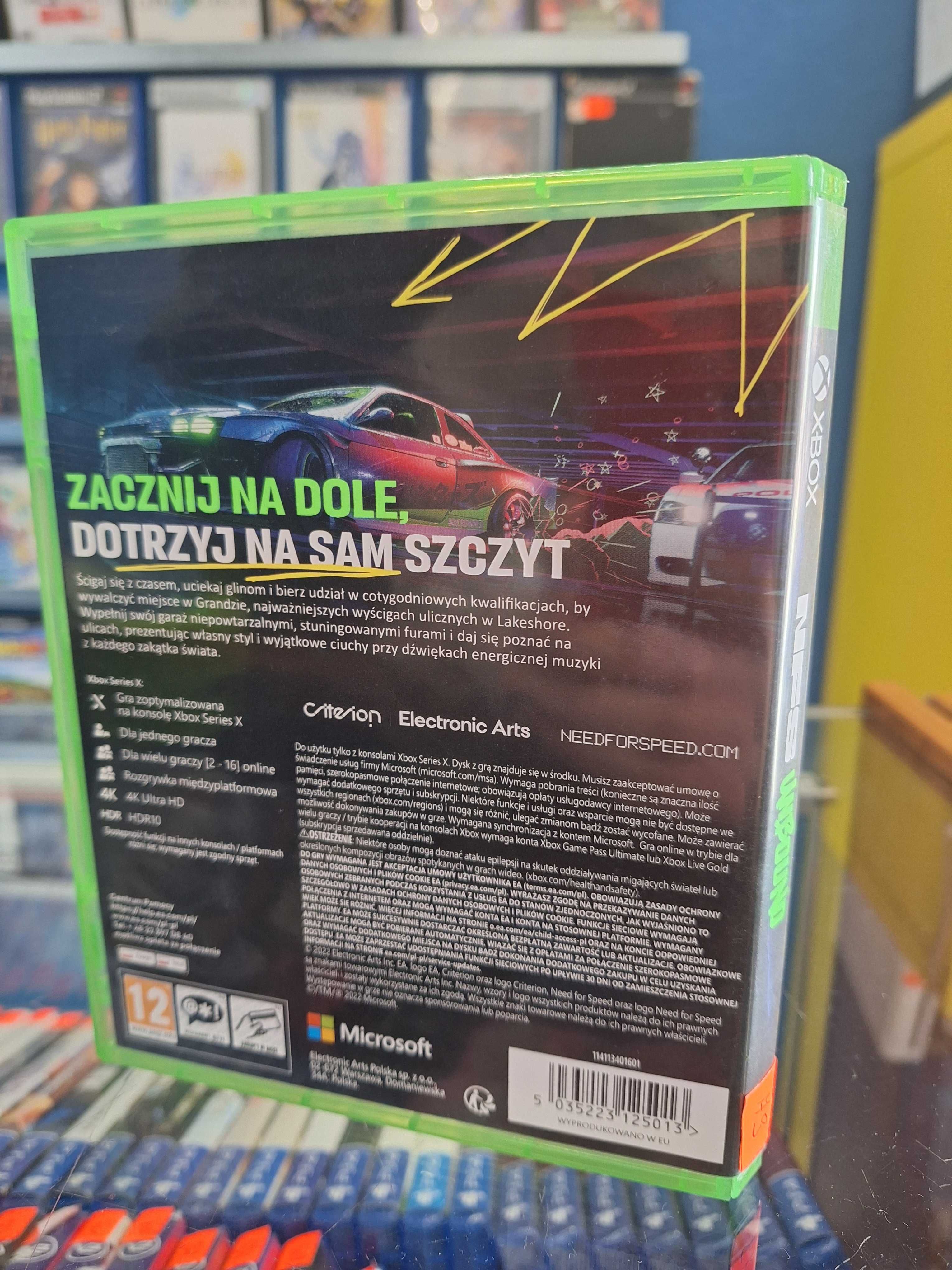 Need For Speed Unbound Xbox Series X, BDB, Sklep Centrum Grania