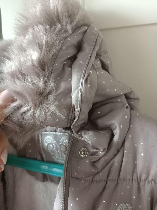 Ciepła Kurtka zimowa płaszczyk Cool Club r. 98, super stan