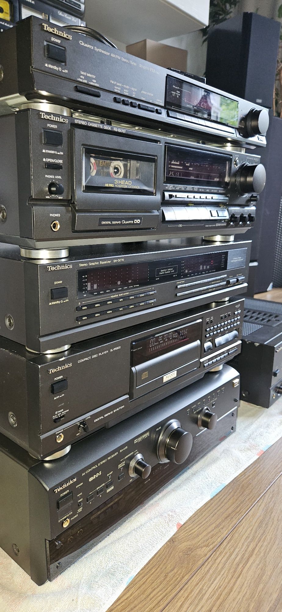 Wieża Technics wysokie modele 5 el.