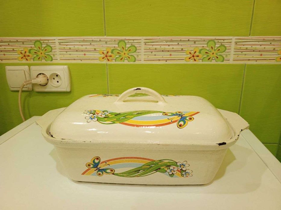 Чугунная гусятница