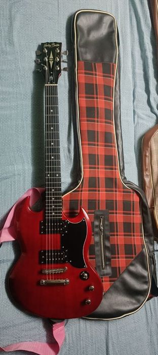 Електрогітара "harley benton dc-200"