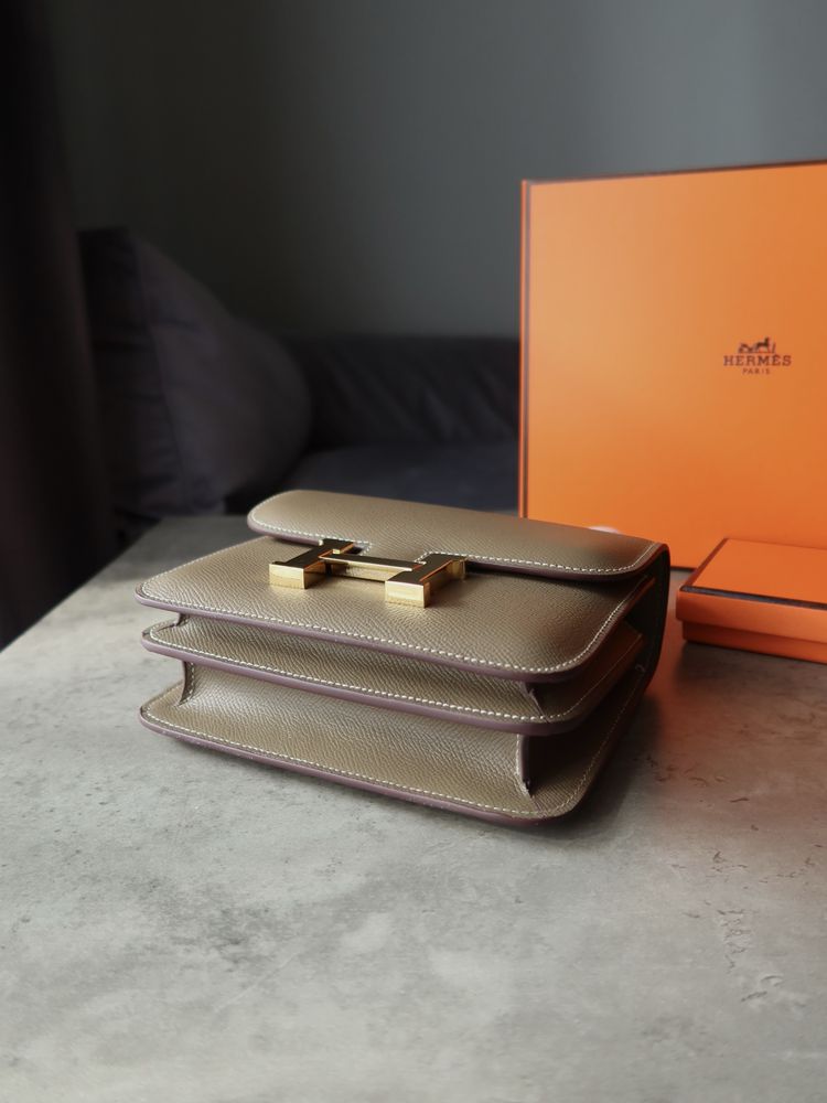 Сумка Hermes Constance / шкіра / преміум якість