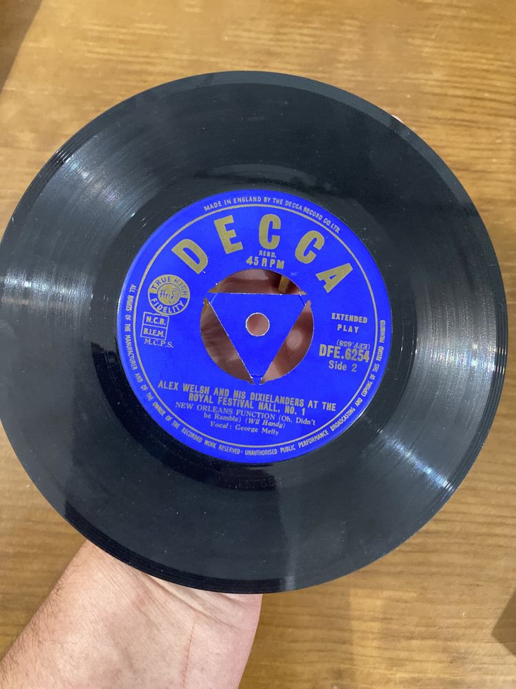 Single Alex Welsh and his Dixielanders at the royal festival hall 1955