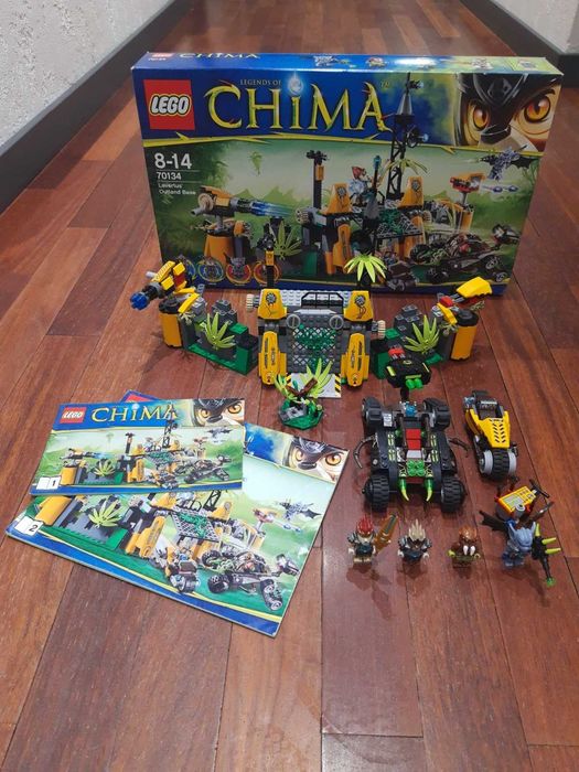 Lego Chima 70134 Baza Lavertusa kompletny unikat