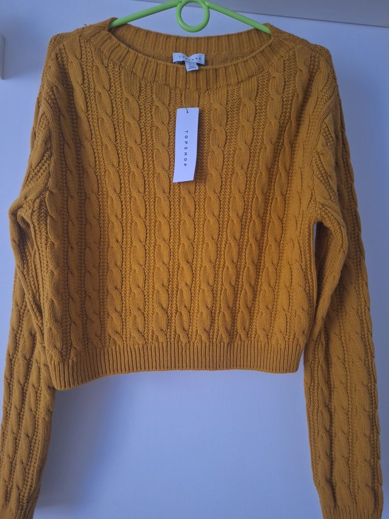 Sweter sweterek damski nowy z metka top shop 36 S