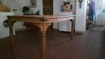 Mesa jantar + 6 cadeiras estilo colonial