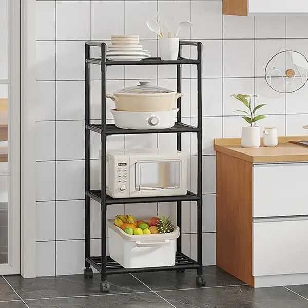 Кухонный стеллаж, Этажерка для кухни, Етажерка-органайзер на колесах
