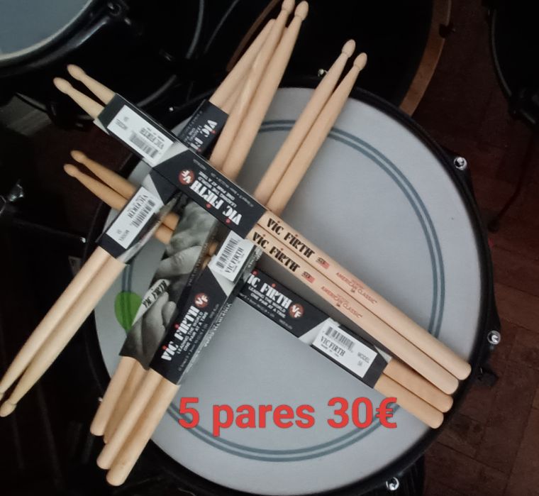 Baquetas Vic Firth 5A NOVAS