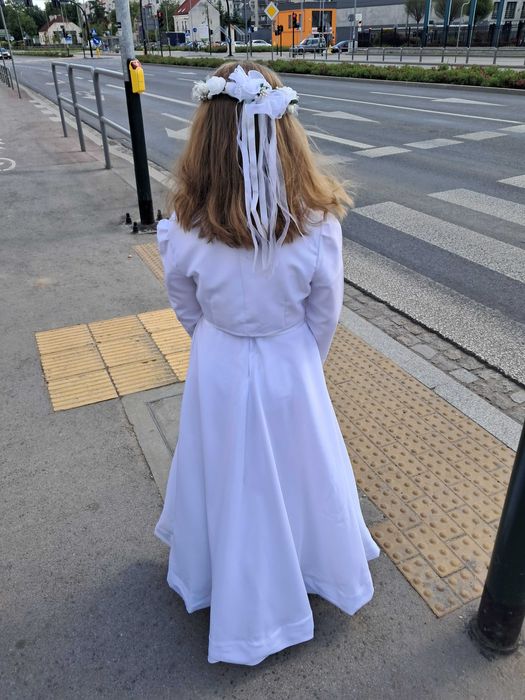 Suknia komunijna Lena biała z salonu Beata