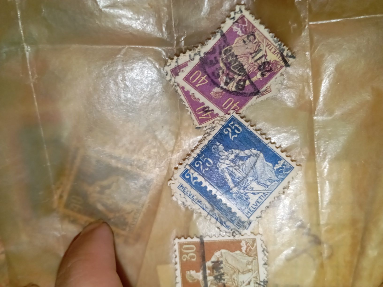 Centenas de selos Suiça