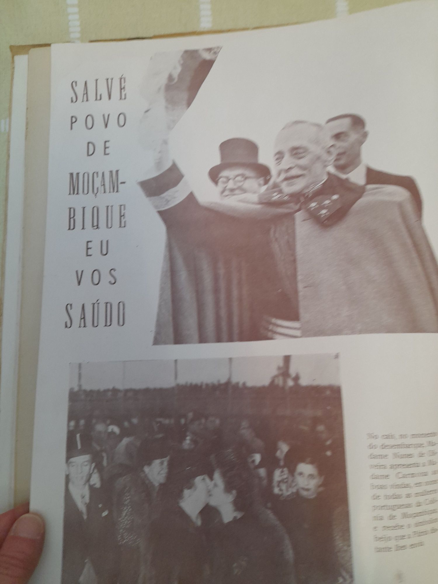 Livro antigo Ilustração de Angola e moçambique