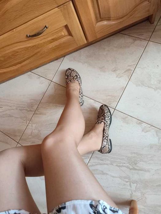 Mokasyny wężowe Vices 39 eleganckie