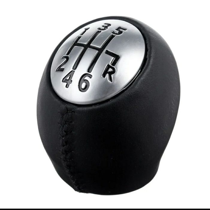 Punho Manete Mudanças (Pele) - Renault Megane III, Scenic, Laguna