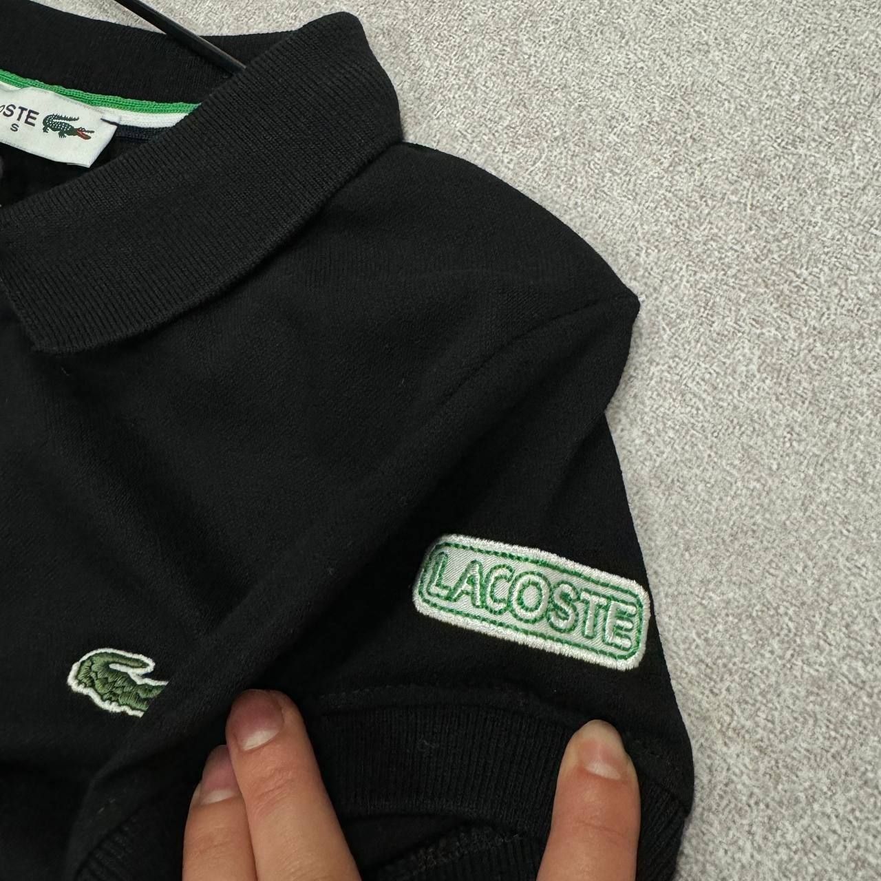 САМАЯ НИЗКАЯ ЦЕНА В УКРАЇНІ Жіноче поло Lacoste Якість люкс чорного ко