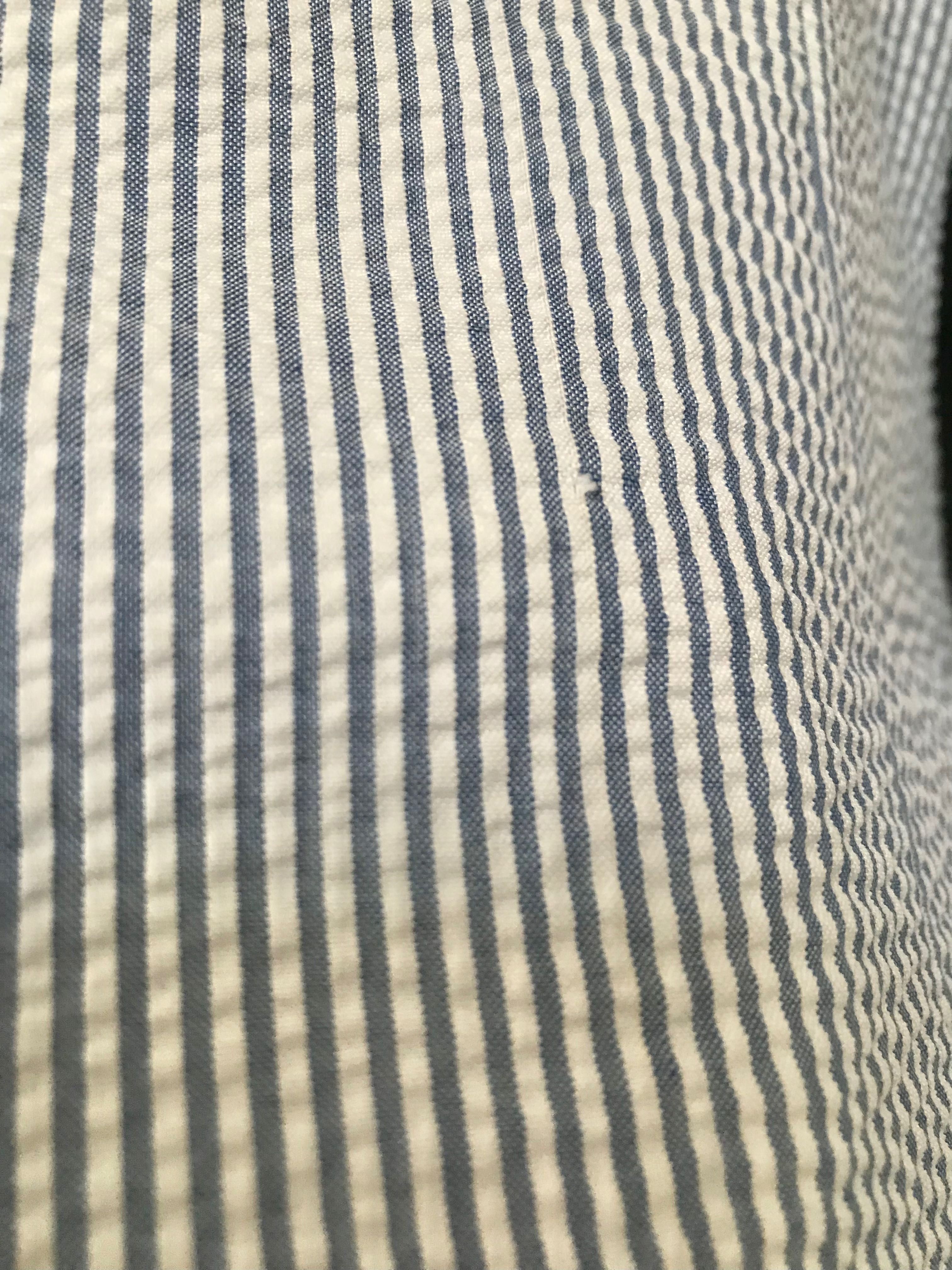 H&M damski żakiet/marynarka w jasnoniebieskie paski r. 40 wymiary opis