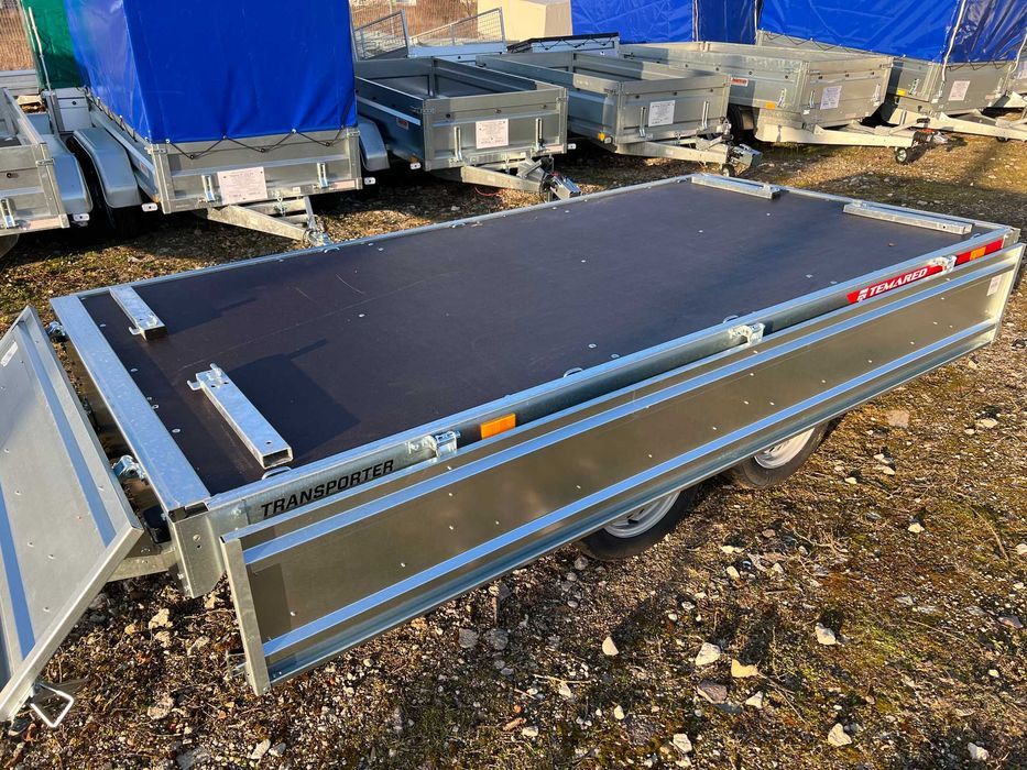 Przyczepa TEMARED tandem platforma 300x150 raty dostawa cała Polska