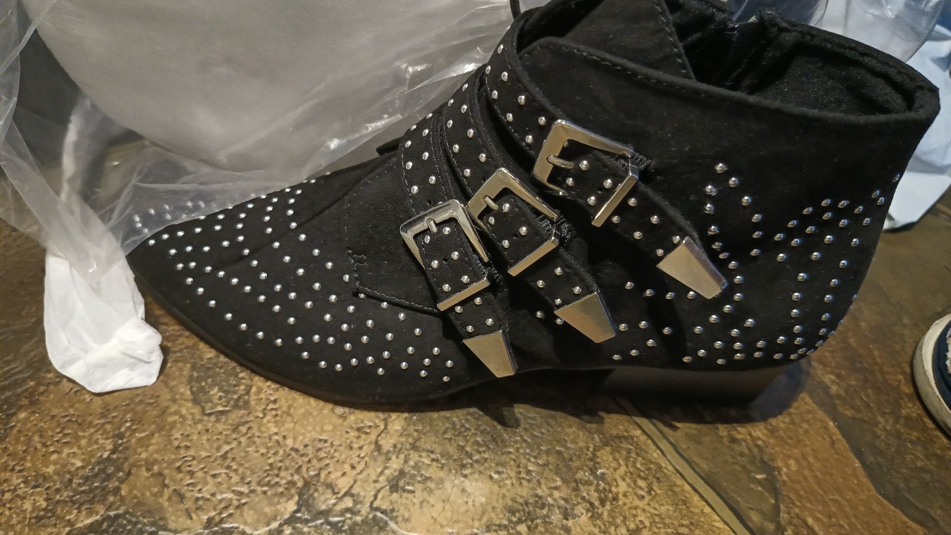 Botki ćwieki rockowe 41