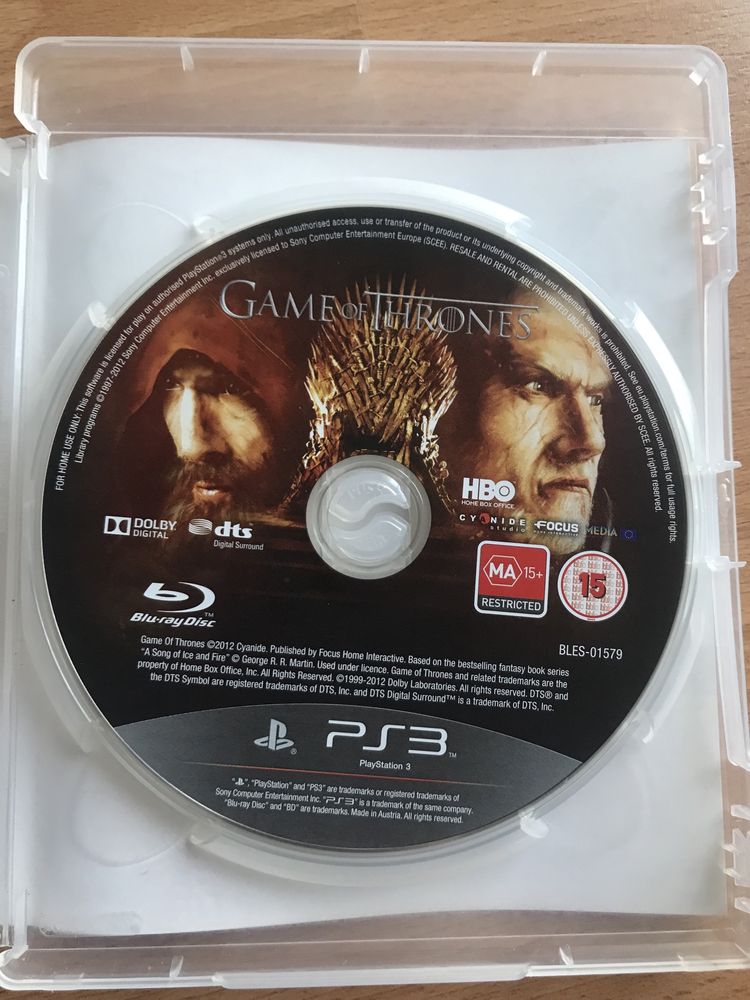 Jogo ps3 Games of Thrones