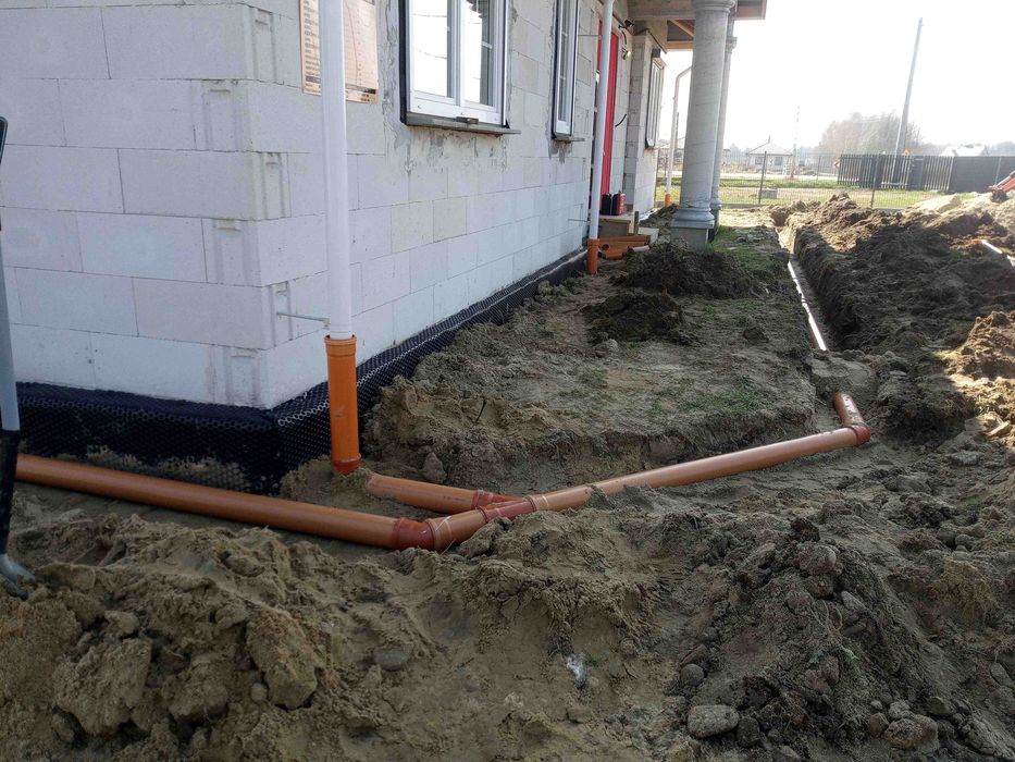 Drenaż  |  Odwodnienia  |  Melioracja  |  Izolacja fundamentów | Rynny