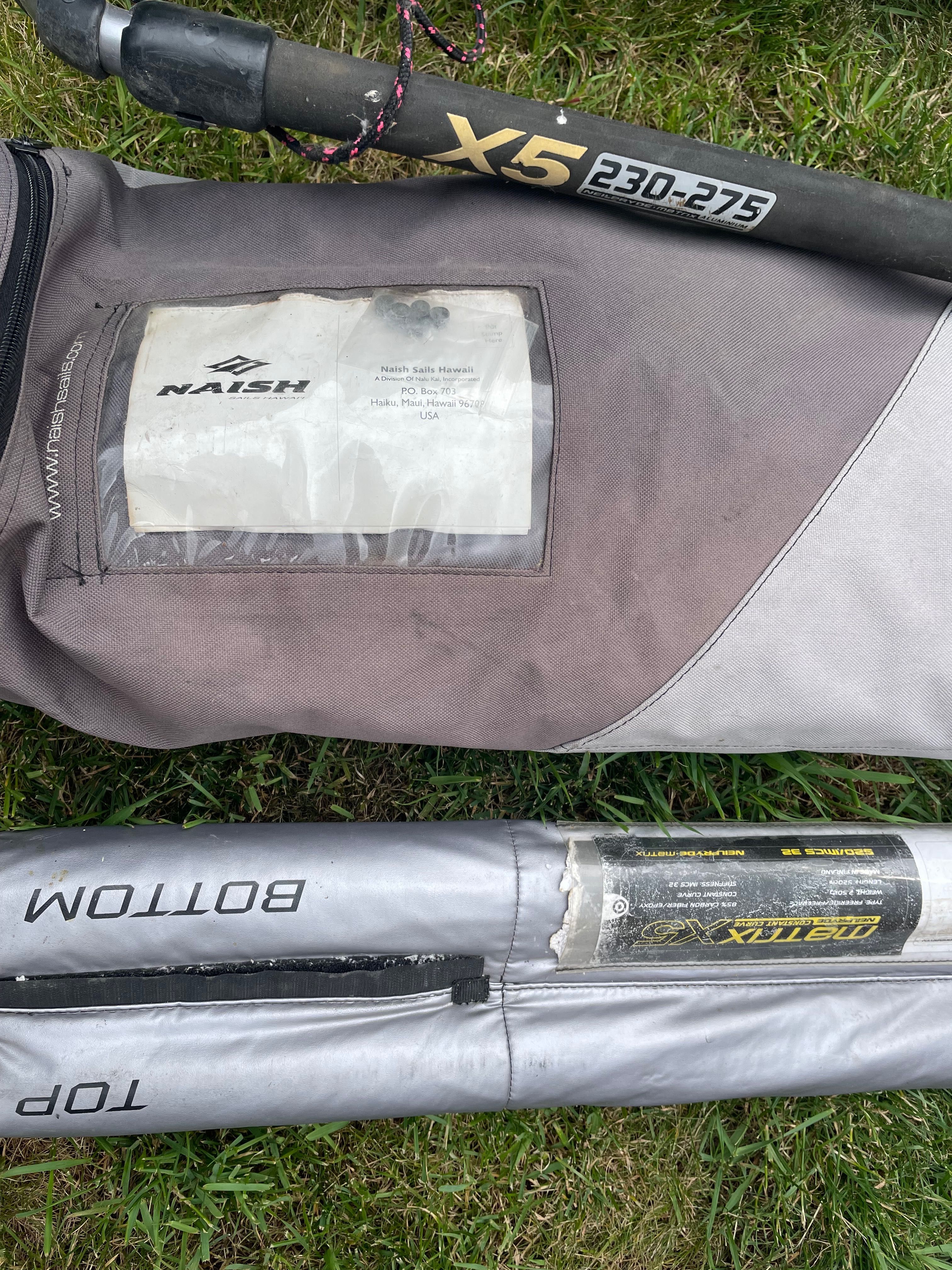 Zestaw Pędnik Windsurfingowy Naish 9.6 – Stan BDB!