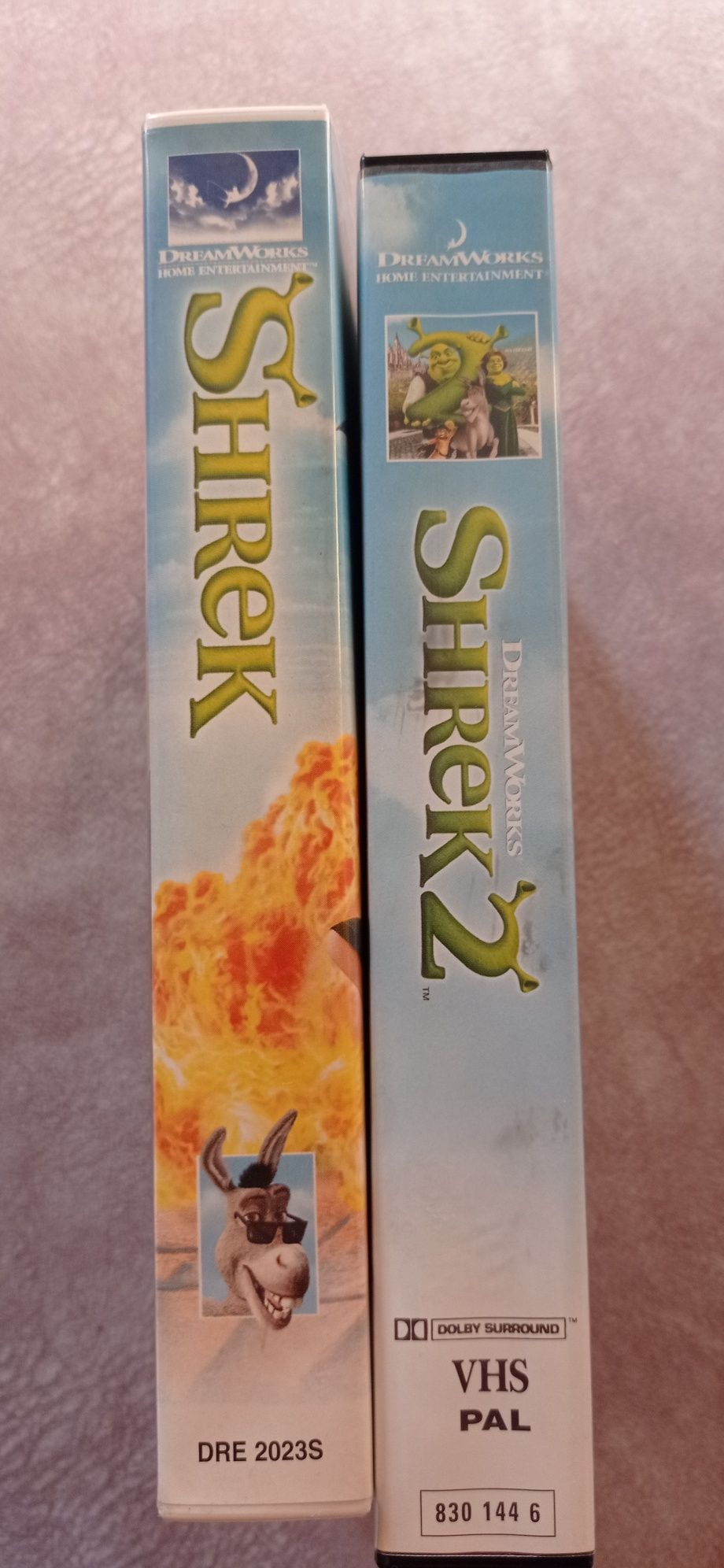 SHREK dwa filmy VHS