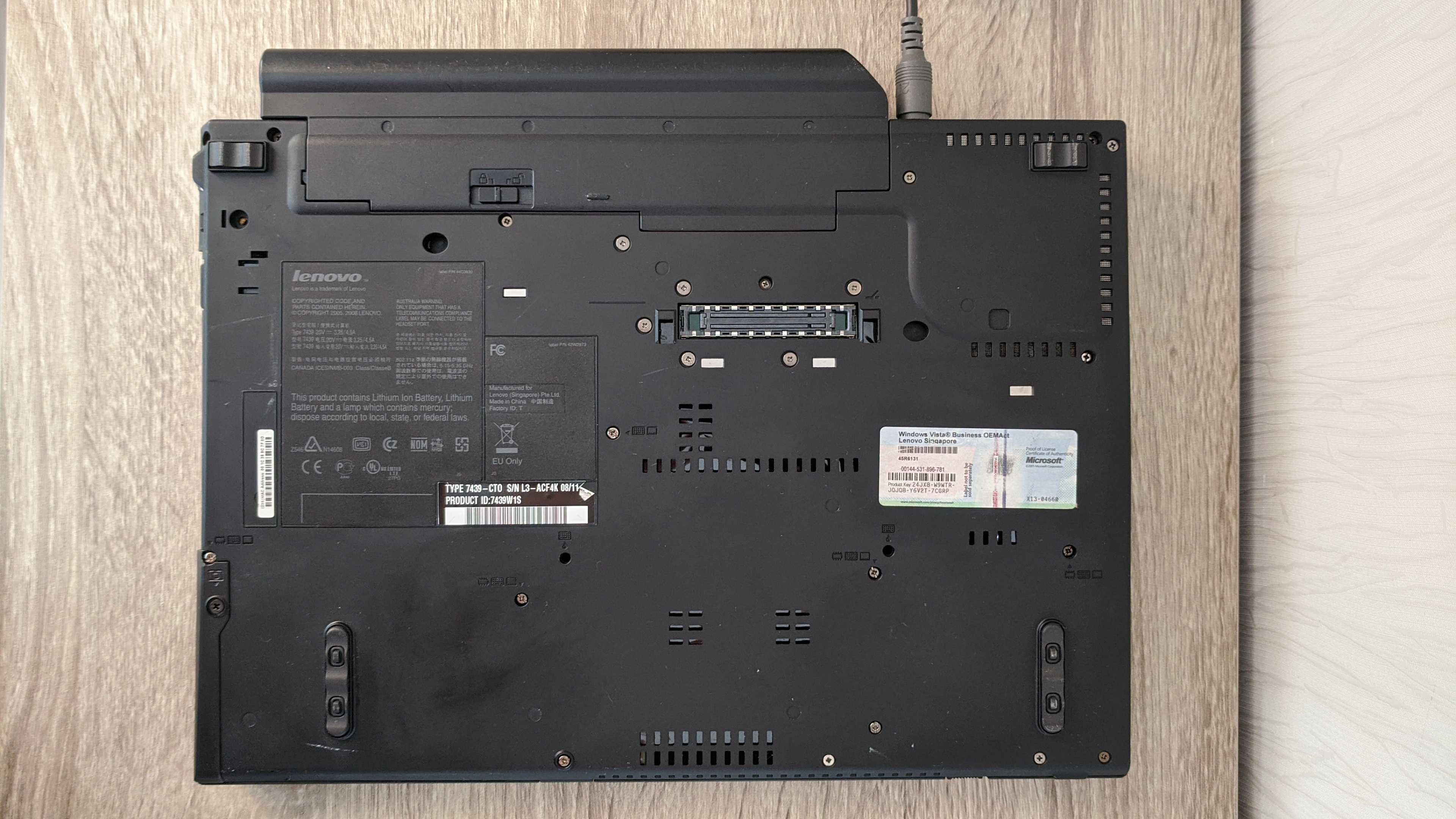 Надійний 14.1" ноутбук Lenovo ThinkPad R400 (P8400/4Gb/SSD 64Gb+ New)