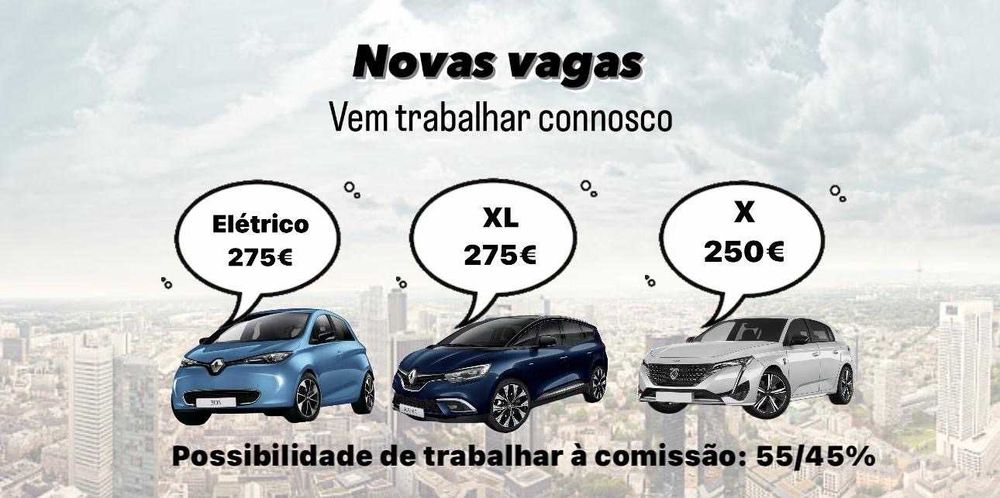 ALUGUER VEICULOS TVDE 24H