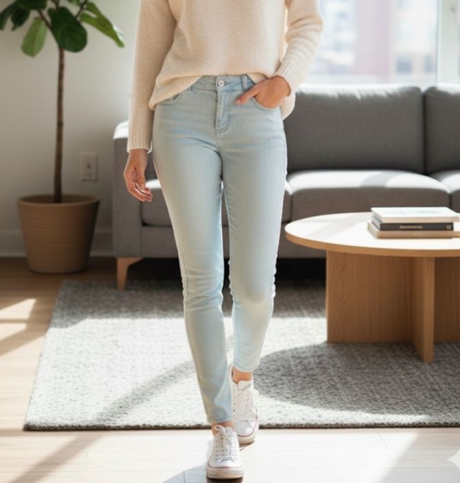 Jeansy ,super spodnie, jasno niebieskie