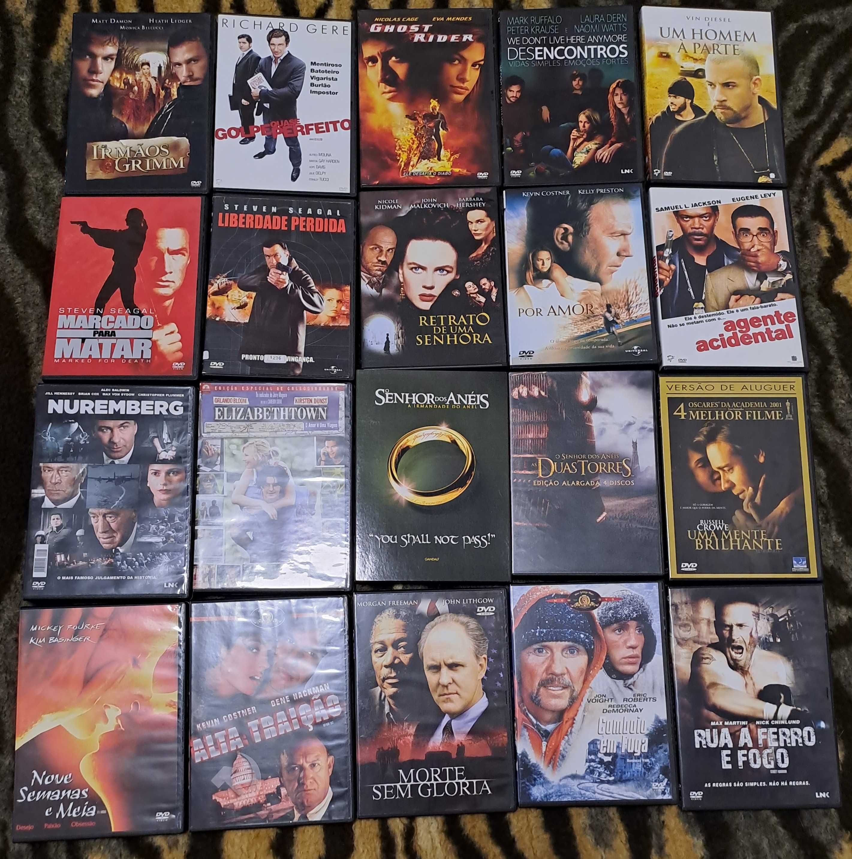 LOTE 78 DVDs Originais ***COMO NOVOS***