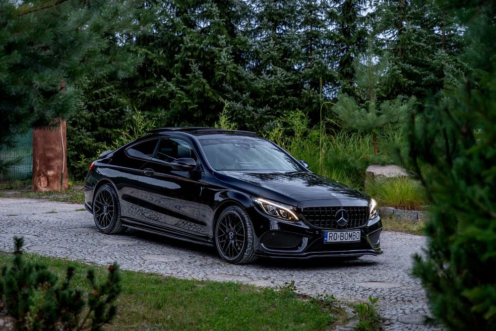 Mercedes-Benz Klasa C 4MATIC COUPÉ / AMG Line / 9G-Tronic / 184KM / SALON SZWAJCARIA /Maxton