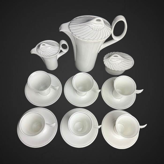 Serwis do kawy herbaty Rosenthal studio line Mythos dla 6os B5/070509