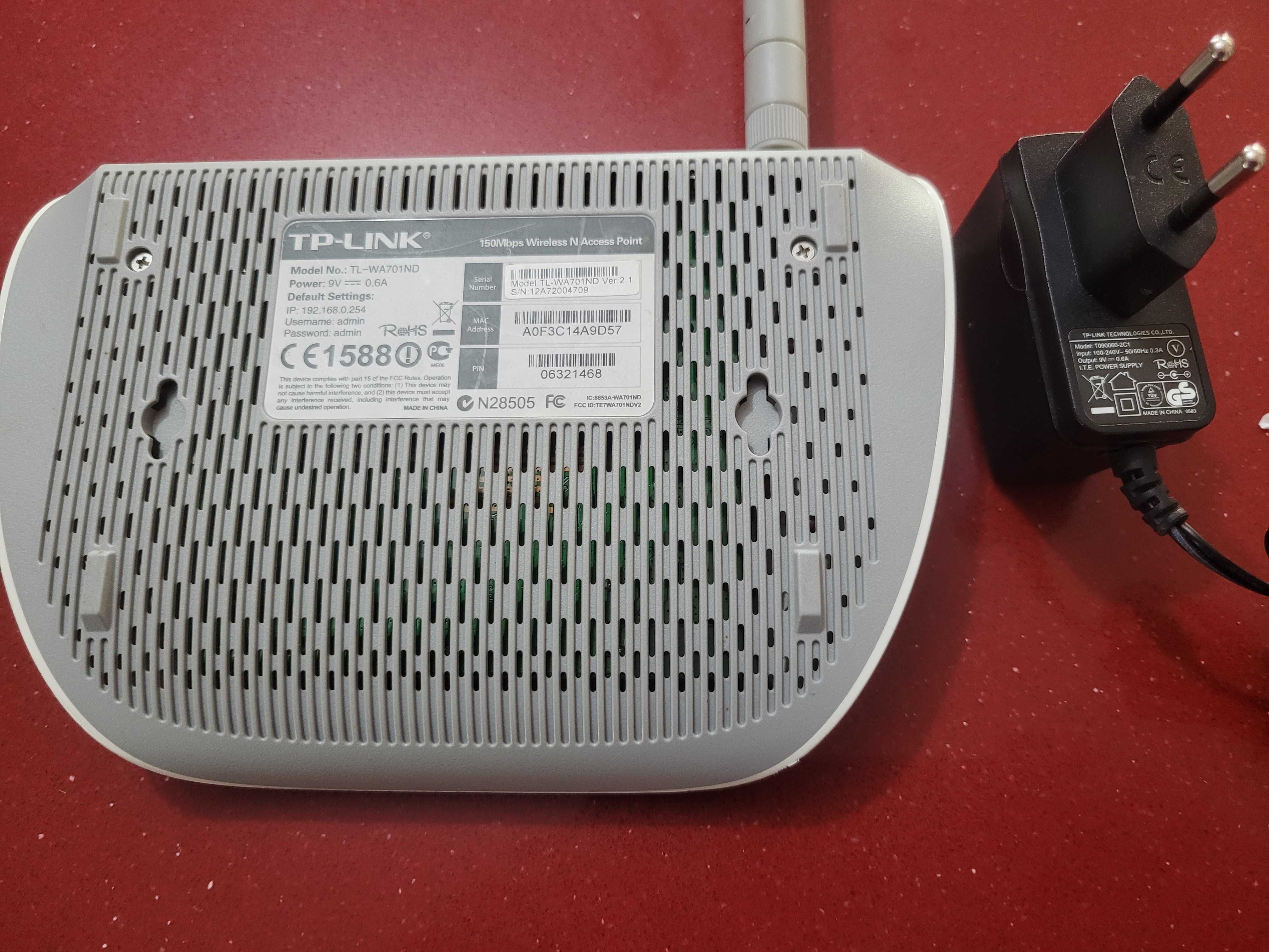 Access Point Wireless TL-WA701ND 150Mbps TP-Link