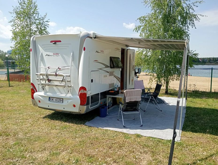 Ford Transit  Kamper Hobby Salon Polska max wyposażony 2x klimatyzacja fotowoltaika