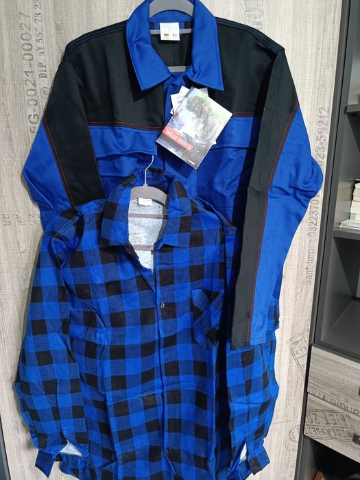 Sprzedam bluzy spawalnicza i koszule bawełniane, 2 koplety